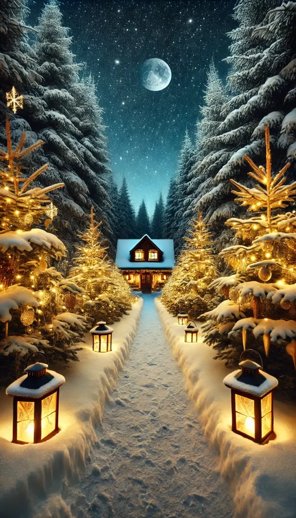 Cozy Jungle House Ready for Christmas Eve