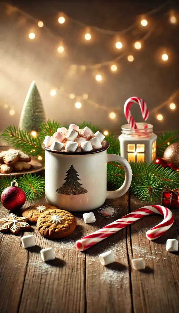 Cup of sweets for Christmas eve