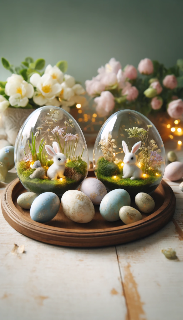 Elegant Easter Egg Terrariums
