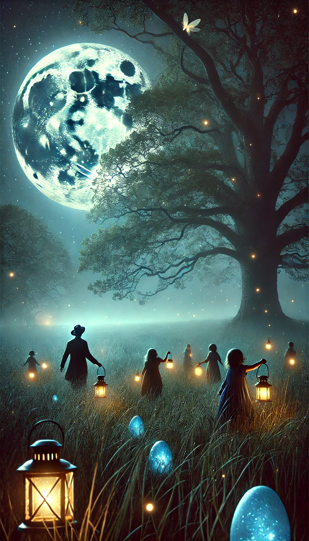 Dreamy Moonlit Easter Egg Hunt
