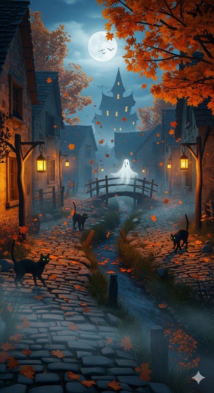 Abandoned Autumn Village