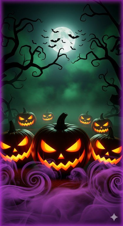  Spooky Glowing Pumpkins