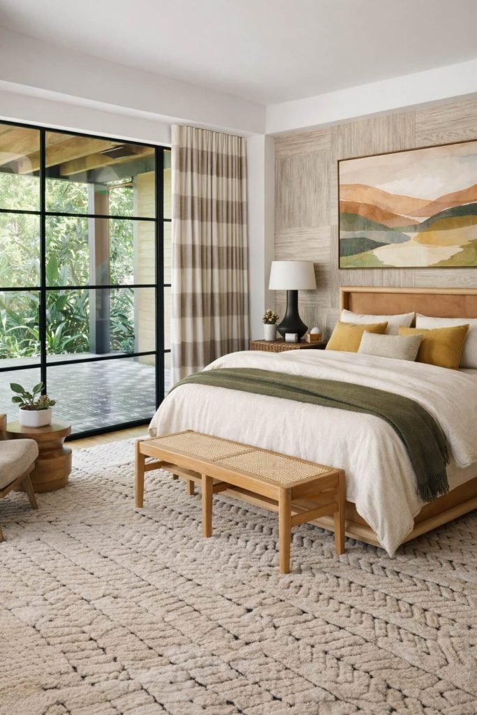 Adding a bench beside your bed