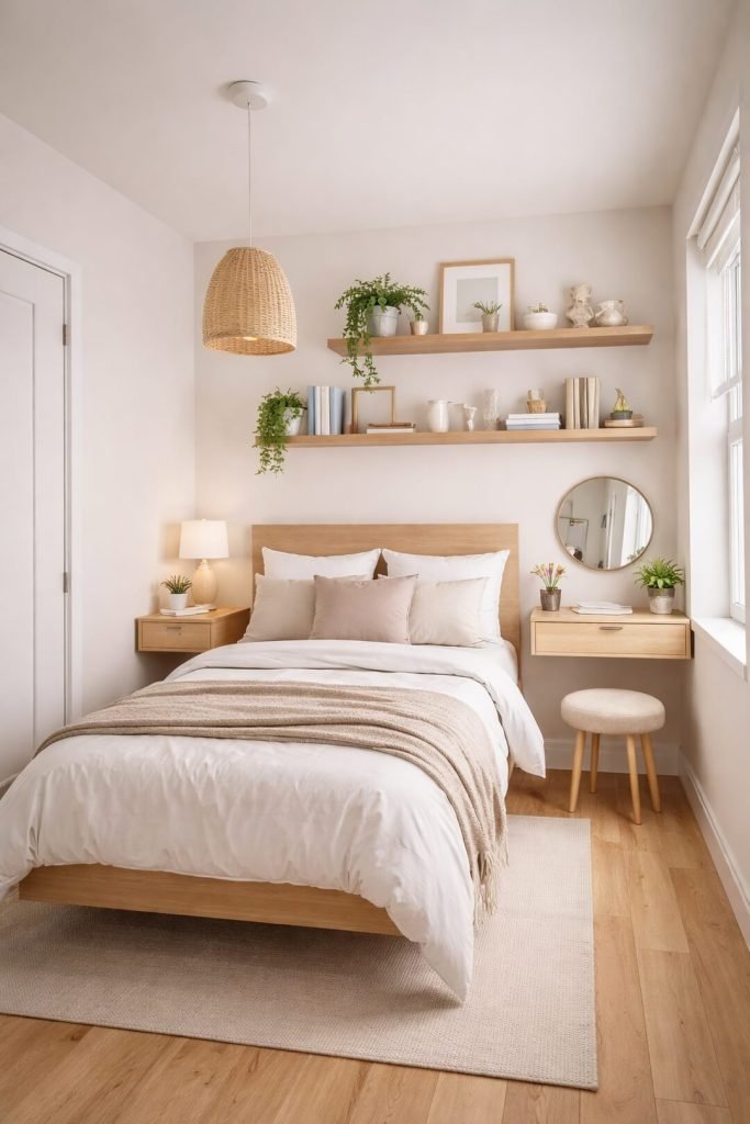 Floating Furniture Small Bedroom