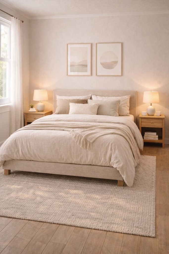 Neutral Luxury Small Bedroom