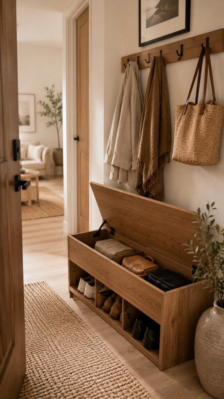 Add a Bench with Hidden Storage
