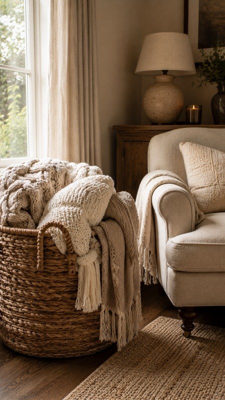 Blanket Basket Corner