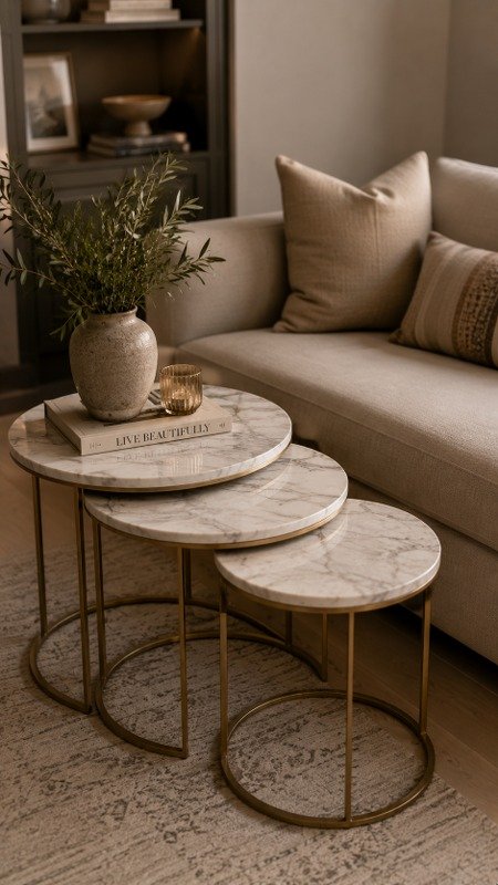 Choose Nesting Tables Instead of Side Tables