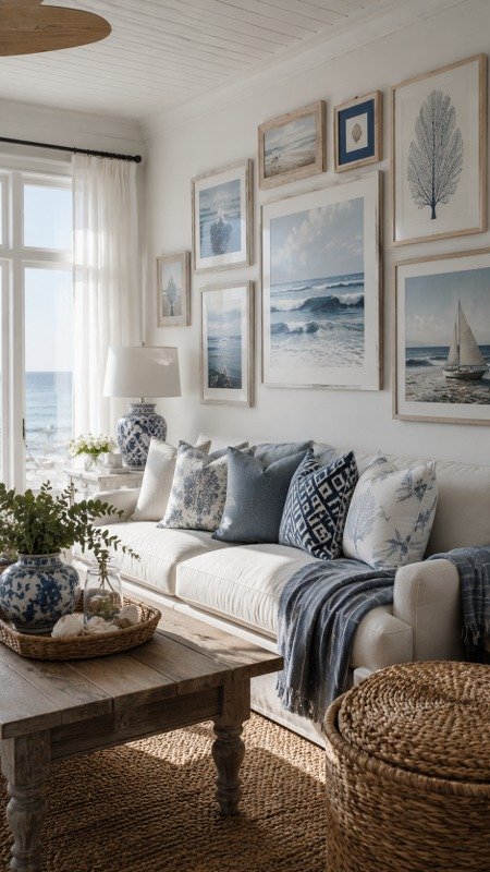 Coastal Blue and White Collection