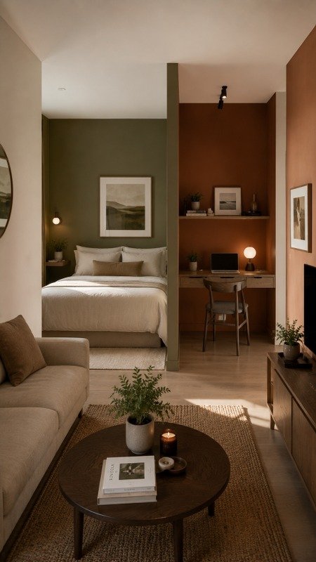 Color-Blocked Walls