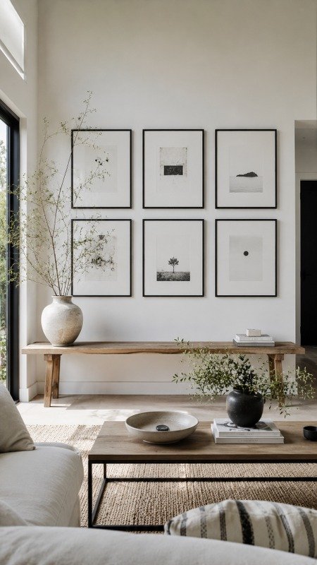 Cozy Above-the-Sofa Gallery Wall