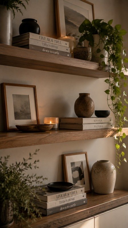 Curated Open Shelving