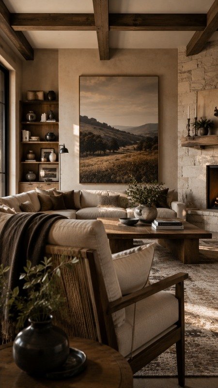 Earth-Toned Landscape Paintings