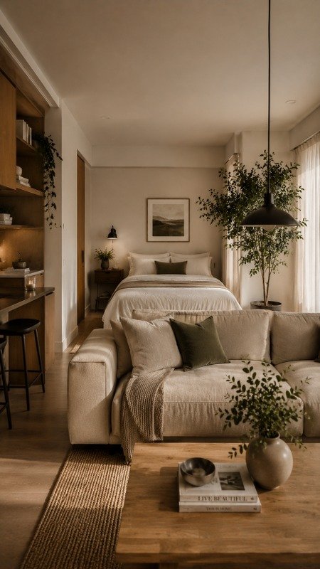 Floating Sofa Layout