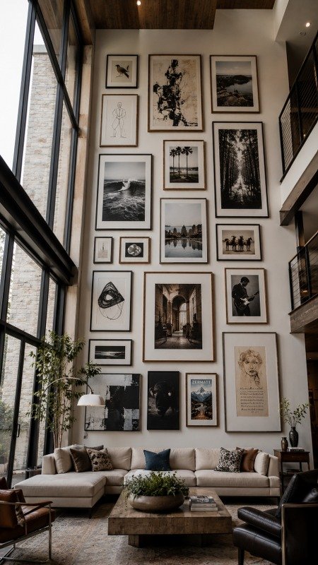 Floor-to-Ceiling Statement Gallery