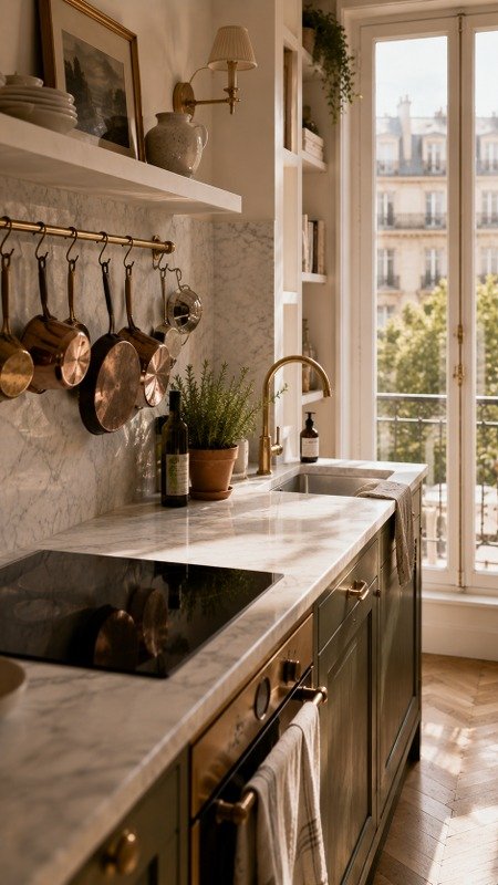 Hang Pots and Pans Instead of Stacking Them