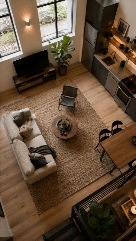 Large Area Rug for Zoning