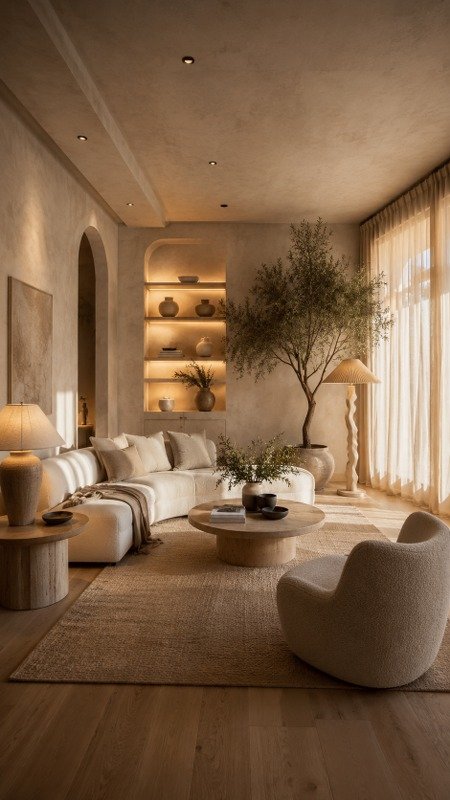 Layered Living Room Lighting