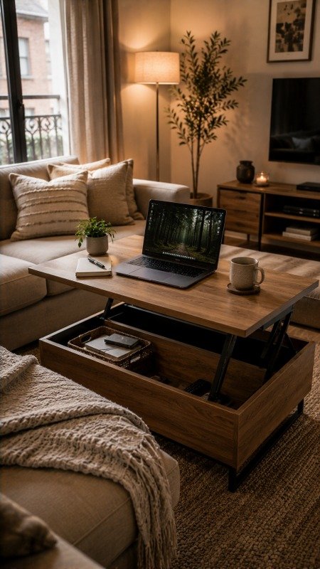 Lift-Top Coffee Table