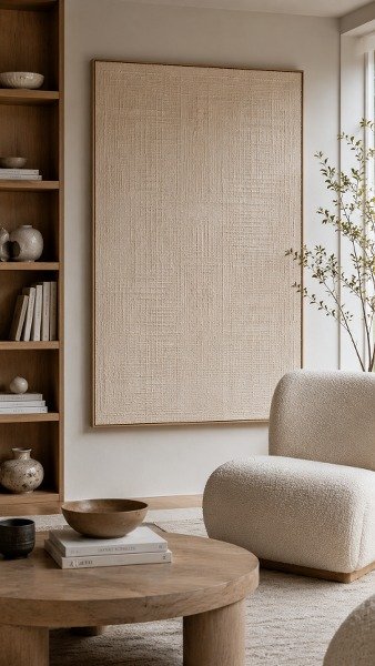Linen-Inspired Textured Canvas