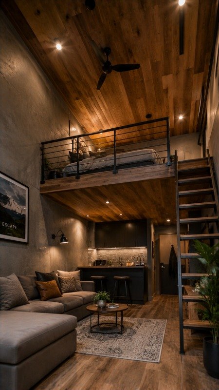 Lofted Bed Platform