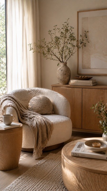 Neutral Organic Modern Nook