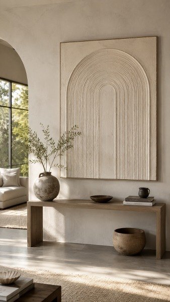 Oversized Organic Arch Canvas
