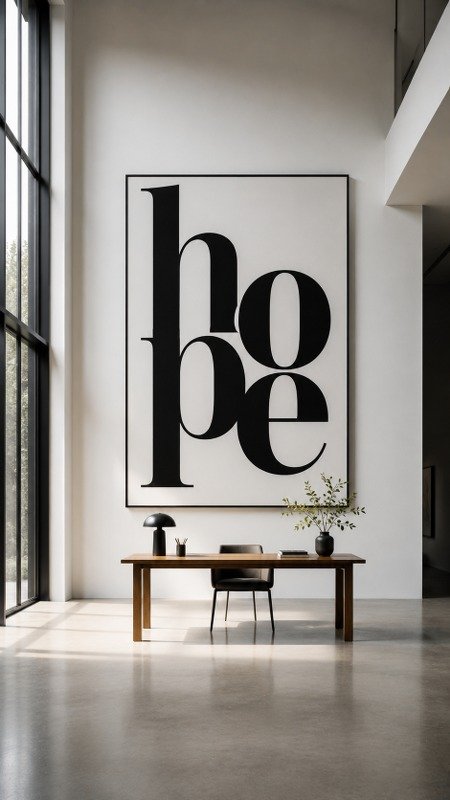 Oversized Typography