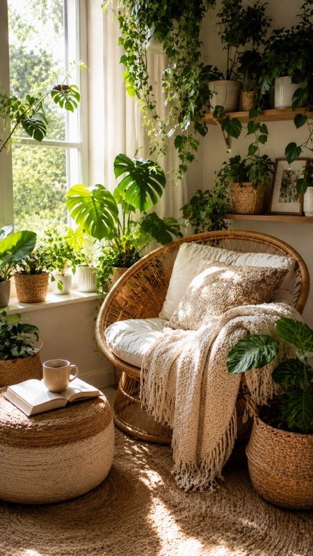 Sunlit Botanical Corner
