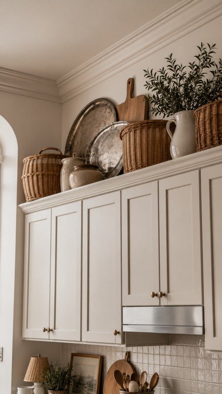 Take Advantage of the Space Above Cabinets