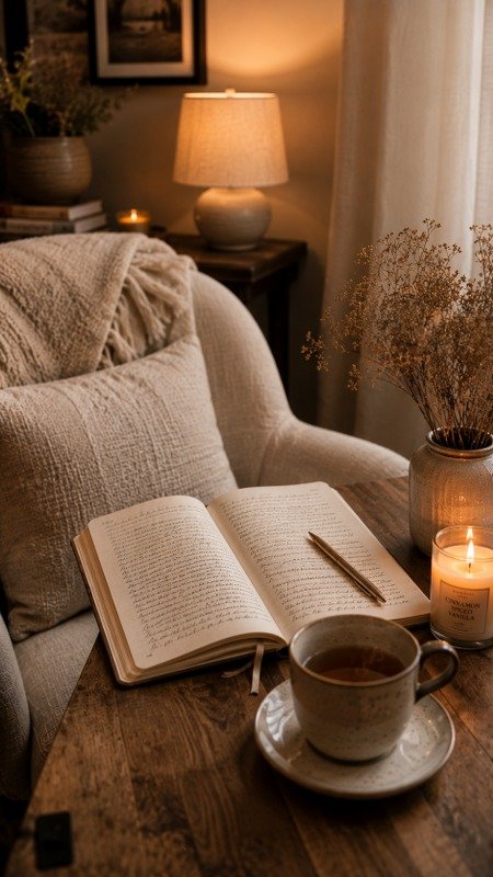 Tea and Journal Corner