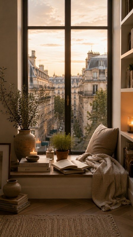 Turn Window Sills into Display Shelves