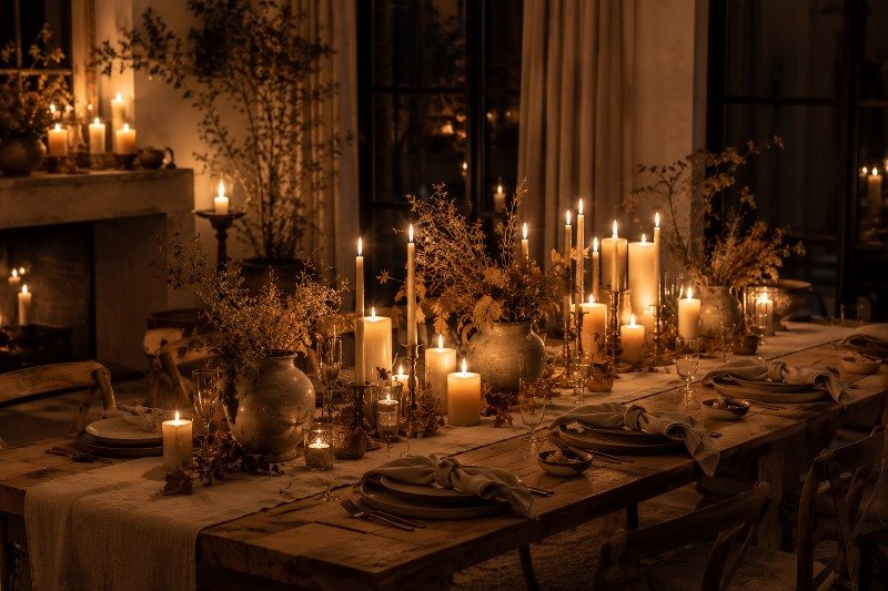 Create Cozy Candle Displays