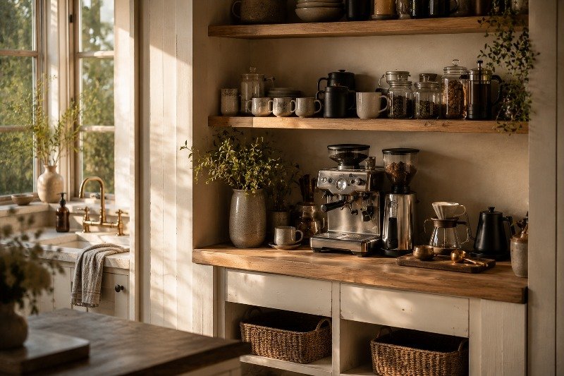 Create a Calm Coffee or Tea Corner