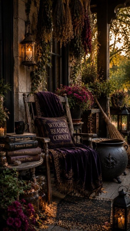 Create a Spellbook-Inspired Porch Display