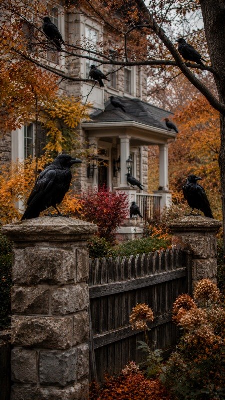 Decorate with Oversized Black Crows