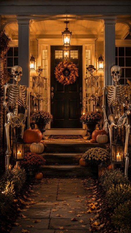Design a Skeleton Welcome Crew