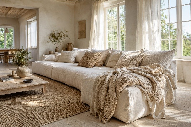 Layer Soft Linen & Cozy Textiles