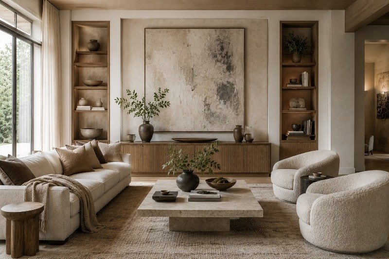 Make Oversized Textured Canvas Art