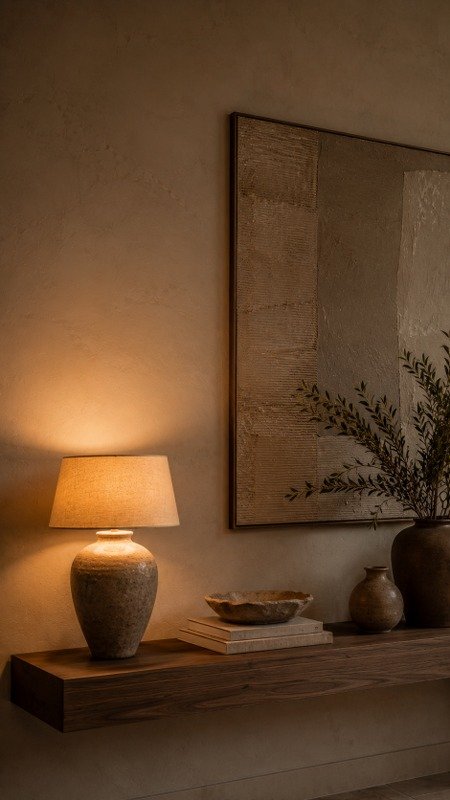 Sculptural Table Lamp