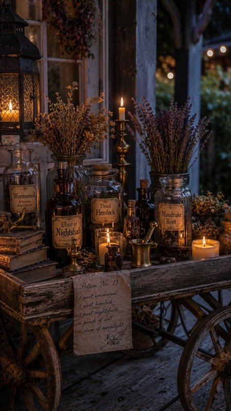 Style a Vintage Potion Cart
